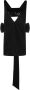 STAUD Mini-jurk met V-hals Zwart - Thumbnail 1