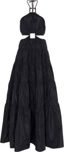 STAUD Maxi-jurk met halternek Zwart