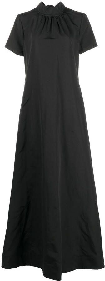 STAUD Maxi-jurk met strikdetail Zwart