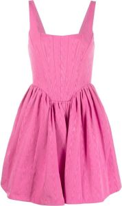 STAUD Mini-jurk met korset Roze