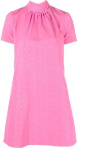 STAUD Mini-jurk met strikdetail Roze