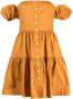 STAUD Off-shoulder jurk Oranje - Thumbnail 1