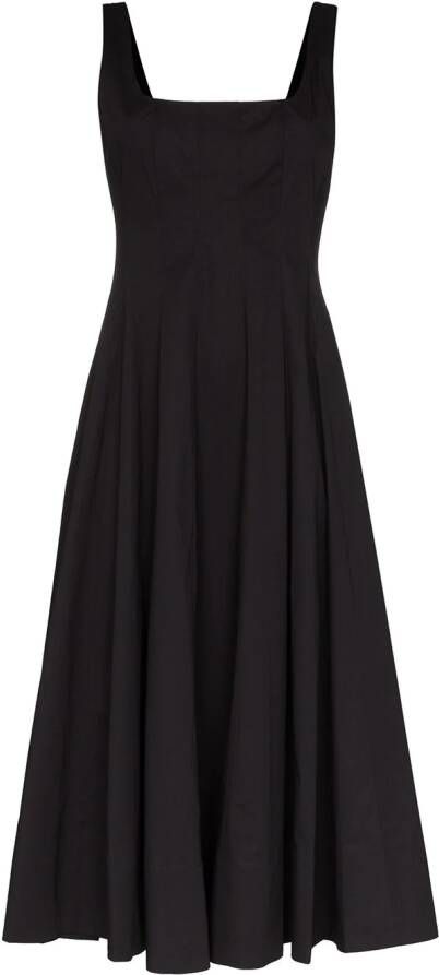 STAUD Plooi-jurk Zwart