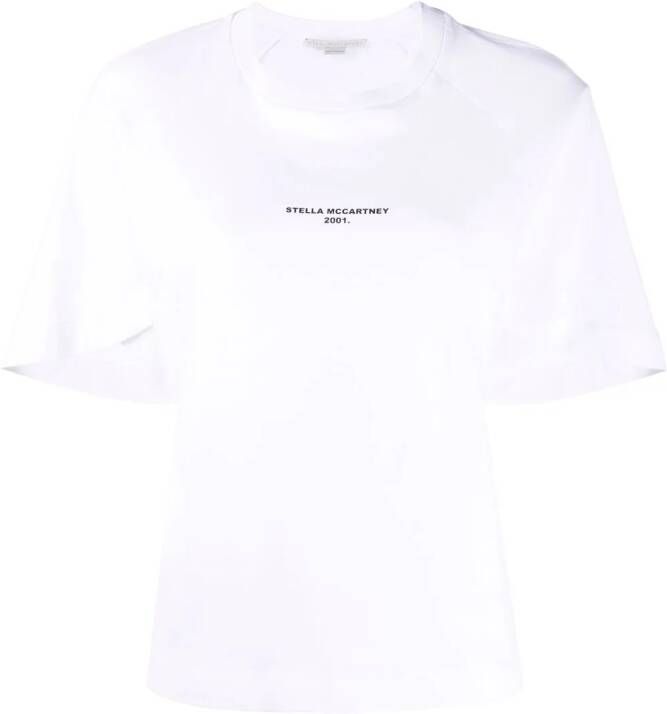 Stella McCartney 2001 T-shirt met logoprint Wit