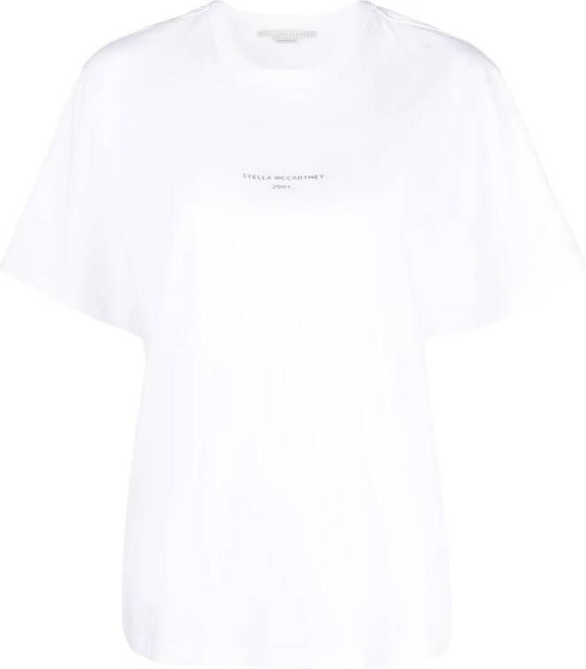 Stella McCartney 2001 T-shirt met logoprint Wit