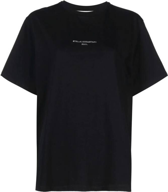 Stella McCartney 2001 T-shirt met logoprint Zwart