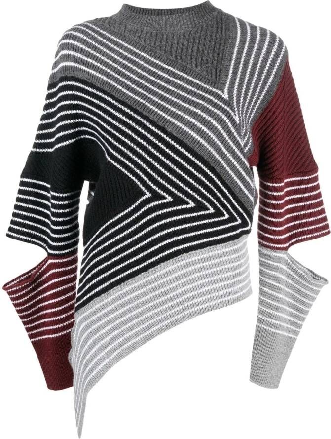 Stella McCartney Gestreepte trui Rood