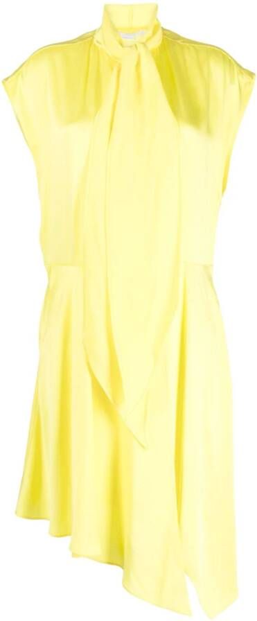 Stella McCartney Asymmetrische jurk Geel