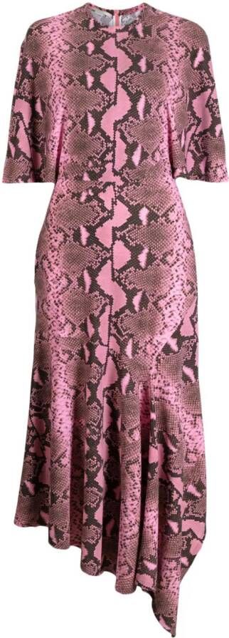 Stella McCartney Asymmetrische jurk Roze