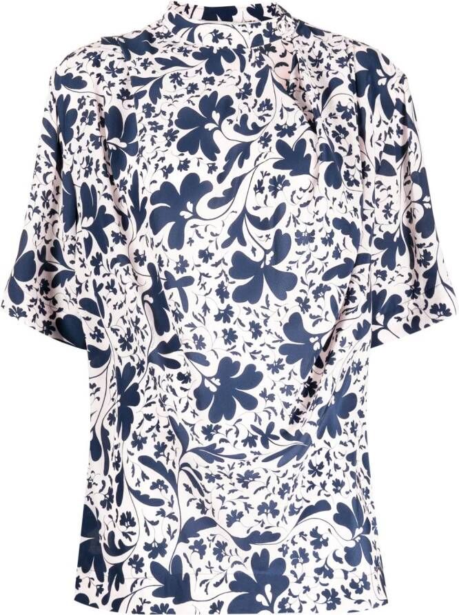 Stella McCartney Blouse met bloemenprint Roze