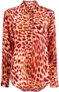 Stella McCartney Blouse met luipaardprint Roze