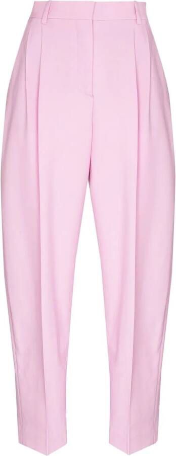 Stella McCartney Broek met toelopende pijpen Roze