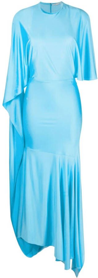 Stella McCartney Asymmetrische jurk Blauw