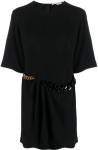 Stella McCartney chain-detail T-shirt dress Zwart