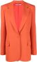 Stella McCartney Colbert met enkele rij knopen Oranje - Thumbnail 1