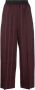 Stella McCartney Cropped broek Paars - Thumbnail 1