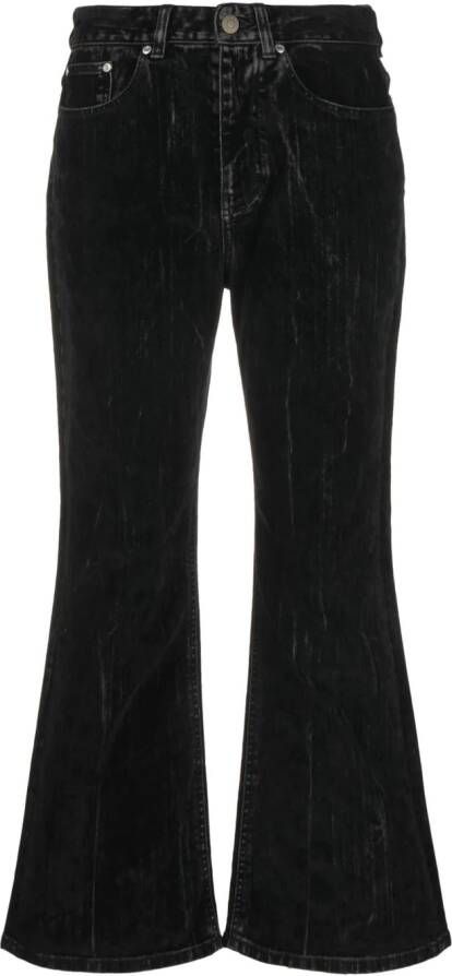 Stella McCartney Cropped jeans Zwart