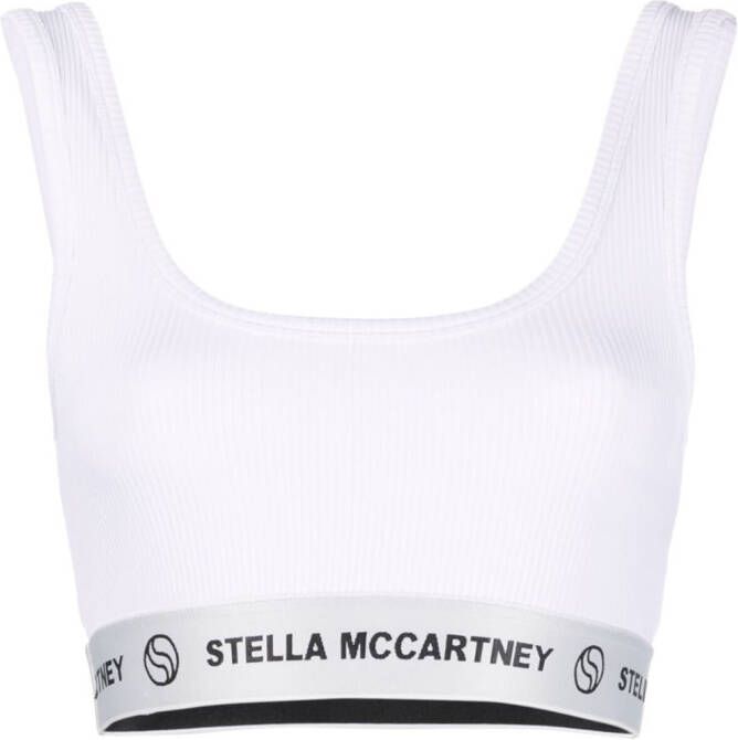 Stella McCartney Cropped tanktop Wit