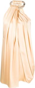 Stella McCartney Mini-jurk met kristallen Oranje