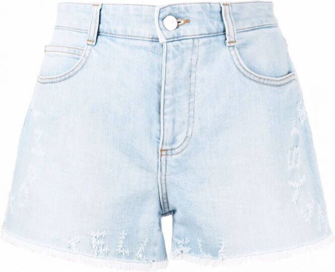 Stella McCartney Denim shorts Blauw