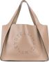 Stella McCartney Draagtas met geperforeerd logo Grijs - Thumbnail 1