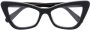 Stella McCartney Eyewear Bril met cat-eye montuur Zwart - Thumbnail 1