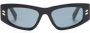 Stella McCartney Eyewear Zonnebril met rechthoekig montuur Zwart - Thumbnail 1