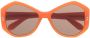 Stella McCartney Eyewear Zonnebril met geometrisch montuur Oranje - Thumbnail 1