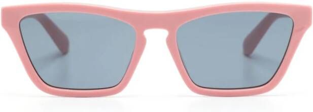 Stella McCartney Eyewear Zonnebril met vierkant montuur Roze