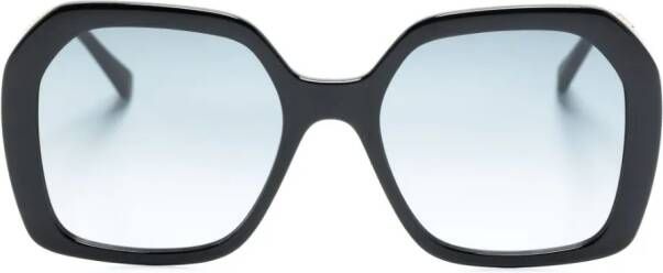 Stella McCartney Eyewear Zonnebril met vierkant montuur Zwart