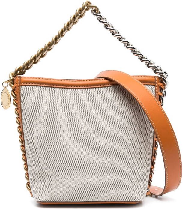 Stella McCartney Falabella bucket-tas Beige