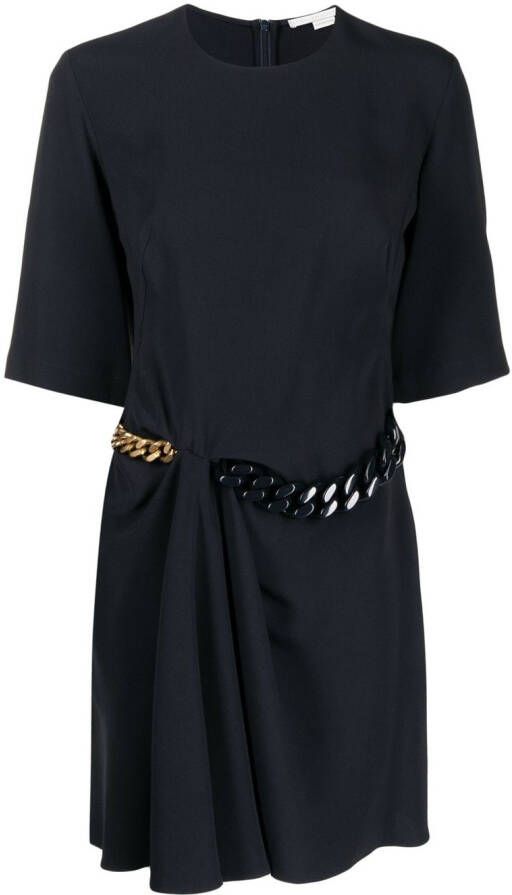 Stella McCartney Mini-jurk met ketting Blauw