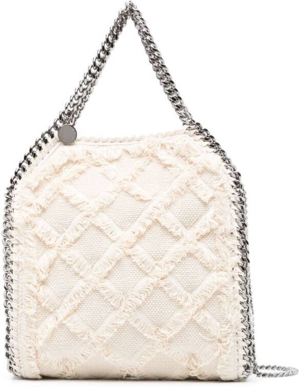 Stella McCartney Falabella shopper met franje Beige