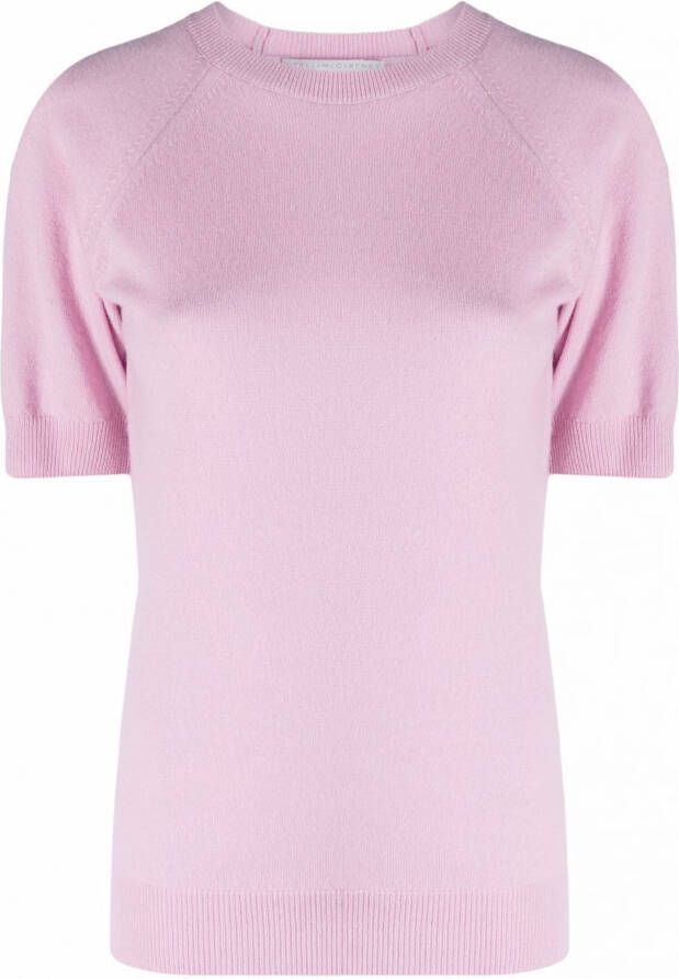 Stella McCartney Fijngebreid T-shirt Roze