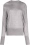 Stella McCartney Fijngebreide trui Grijs - Thumbnail 1