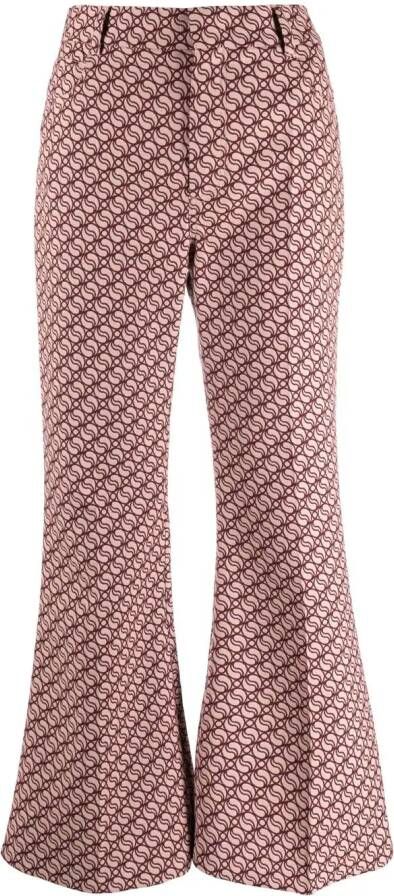 Stella McCartney Flared broek Roze
