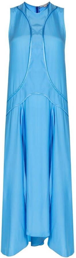 Stella McCartney Flared jurk Blauw