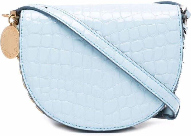 Stella McCartney Frayme kleine schoudertas Blauw