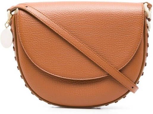 Stella McCartney Frayme medium schoudertas Bruin