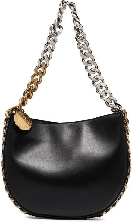 Stella McCartney Frayme medium schoudertas Zwart