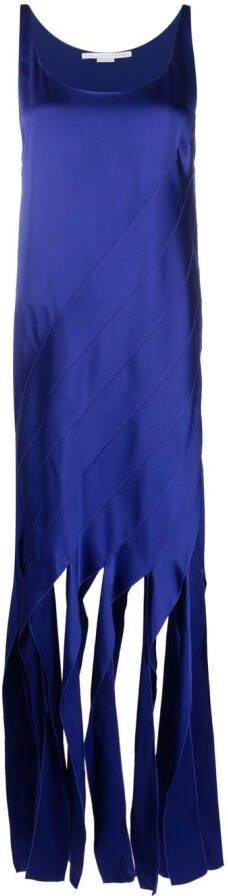 Stella McCartney Mouwloze jurk Blauw