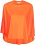 Stella McCartney Gedrapeerde blouse Oranje - Thumbnail 1