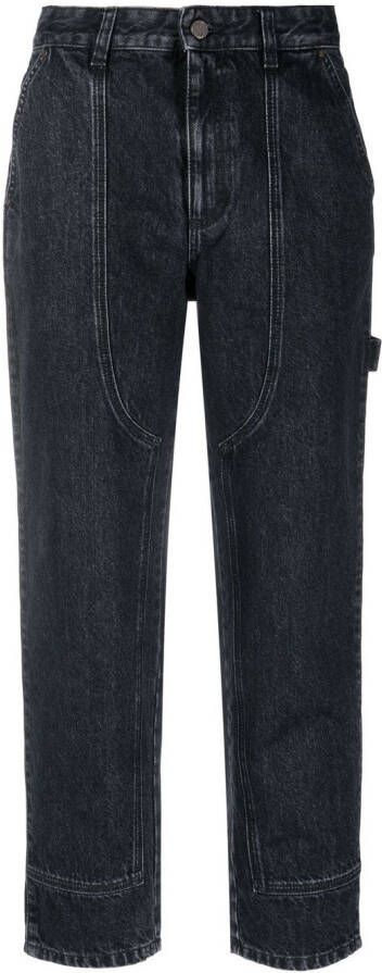 Stella McCartney High waist jeans Zwart