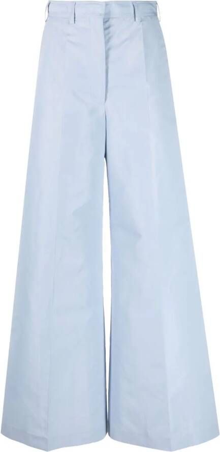 Stella McCartney High waist broek Blauw