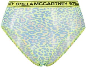 Stella McCartney Slip met luipaardprint Geel