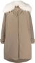 Stella McCartney Jas met kraag van imitatiebont Beige - Thumbnail 1