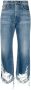 Stella McCartney Jeans met gerafeld-effect Blauw - Thumbnail 1