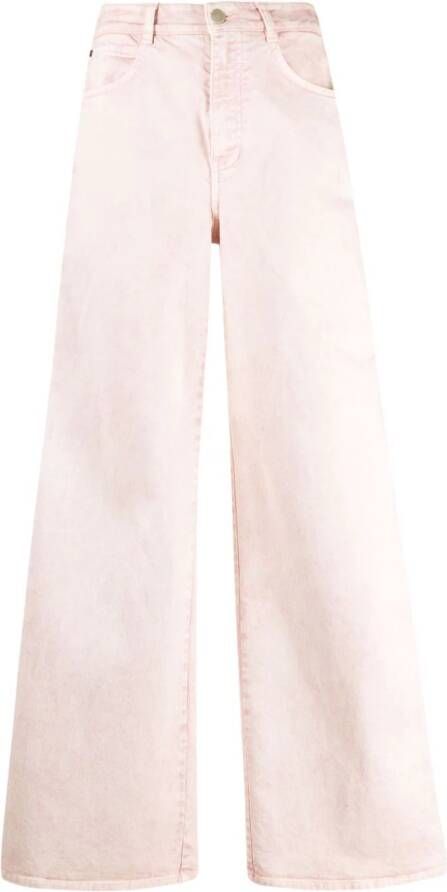 Stella McCartney Jeans met logoband Roze
