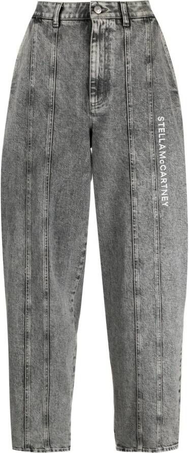 Stella McCartney Jeans met toelopende pijpen Grijs