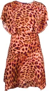 Stella McCartney Jurk met luipaardprint Roze